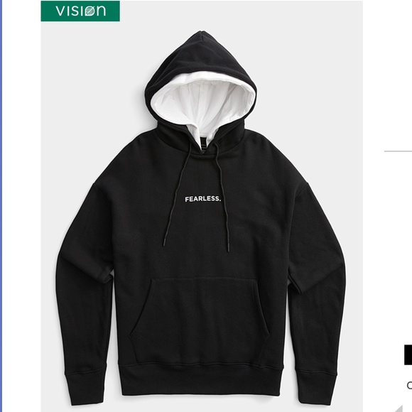 Djab Other - Casual ‘fearless’ eco-friendly hoodie NWT